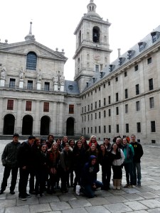 The Burlington kids enjoying a trip to El Escorial.