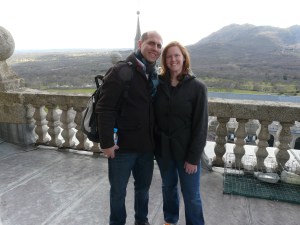 On the top of El Escorial.