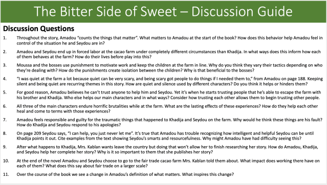 BSS Discussion Guide